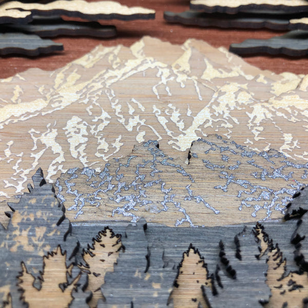 ‘Mount Gold’ WallArt