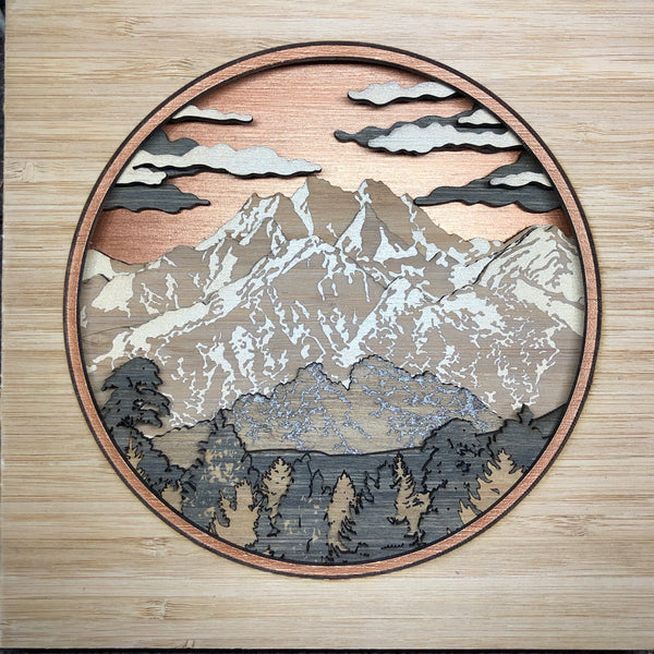 ‘Mount Gold’ WallArt